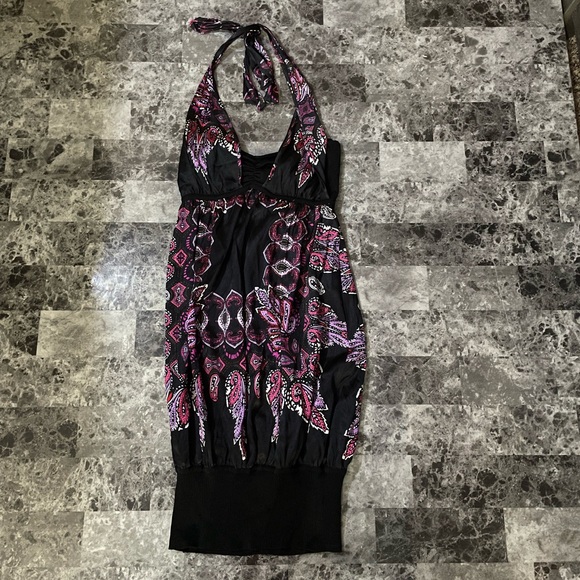 bebe Tops - BeBe silk halter top